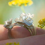 Load image into Gallery viewer, OOAK Nalae, organic ring in silver #11 • size 57,5 (ready-to-ship)