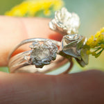Load image into Gallery viewer, OOAK Nalae, organic ring in silver #11 • size 57,5 (ready-to-ship)