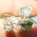 Load image into Gallery viewer, OOAK Nalae, organic ring in silver #11 • size 57,5 (ready-to-ship)