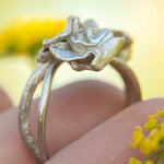Load image into Gallery viewer, OOAK Nalae, organic ring in silver #17 • size 55 (ready-to-ship)