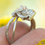 Load image into Gallery viewer, OOAK Nalae, organic ring in silver #17 • size 55 (ready-to-ship)