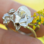 Load image into Gallery viewer, OOAK Nalae, organic ring in silver #18 • Adjustable size 56,5 (ready-to-ship)