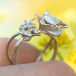 Load image into Gallery viewer, OOAK Nalae, organic ring in silver #18 • Adjustable size 56,5 (ready-to-ship)