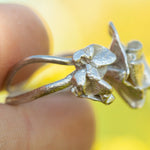 Load image into Gallery viewer, OOAK Nalae, organic ring in silver #18 • Adjustable size 56,5 (ready-to-ship)