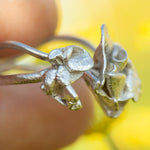 Load image into Gallery viewer, OOAK Nalae, organic ring in silver #18 • Adjustable size 56,5 (ready-to-ship)