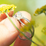 Load image into Gallery viewer, OOAK Nalae, organic ring in silver #18 • Adjustable size 56,5 (ready-to-ship)