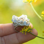 Load image into Gallery viewer, OOAK Nalae, organic ring in silver #21 • size 52,5 (ready-to-ship)