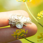 Load image into Gallery viewer, OOAK Nalae, organic ring in silver #22 • size 51,5 (ready-to-ship)
