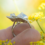 Load image into Gallery viewer, OOAK Nalae, organic ring in silver #23 • size 53 (ready-to-ship)