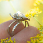 Load image into Gallery viewer, OOAK Nalae, organic ring in silver #23 • size 53 (ready-to-ship)
