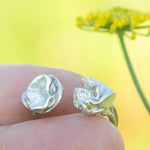 Load image into Gallery viewer, OOAK Nalae, organic ring in silver #5 • Adjustable ~ size 53 (ready-to-ship)