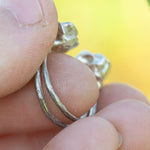 Load image into Gallery viewer, OOAK Nalae, organic ring in silver #5 • Adjustable ~ size 53 (ready-to-ship)