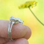 Load image into Gallery viewer, OOAK Nalae, organic ring in silver #5 • Adjustable ~ size 53 (ready-to-ship)