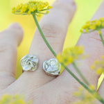 Load image into Gallery viewer, OOAK Nalae, organic ring in silver #5 • Adjustable ~ size 53 (ready-to-ship)