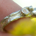 Load image into Gallery viewer, OOAK Nalae, organic ring in silver #6 • size 52,5 (ready-to-ship)