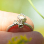 Load image into Gallery viewer, OOAK Nalae, organic ring in silver #8 • size 55,25 (ready-to-ship)
