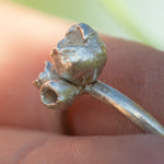 Load image into Gallery viewer, OOAK Nalae, organic ring in silver #8 • size 55,25 (ready-to-ship)