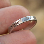 Load image into Gallery viewer, OOAK Ethnic ring in silver #11 • adjustable ~ size 53,5 (ready-to-ship)
