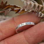 Load image into Gallery viewer, OOAK Ethnic ring in silver #14 • adjustable ~ size 57 (ready-to-ship)