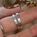 Load image into Gallery viewer, OOAK Ethnic ring in silver #16 • adjustable ~ size 61,5 (ready-to-ship)