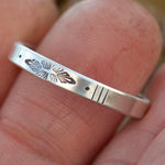 Load image into Gallery viewer, OOAK Ethnic ring in silver #16 • adjustable ~ size 61,5 (ready-to-ship)