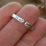 Load image into Gallery viewer, OOAK Ethnic ring in silver #16 • adjustable ~ size 61,5 (ready-to-ship)