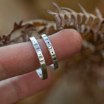 Load image into Gallery viewer, OOAK Ethnic ring in silver #18 • adjustable ~ size 73 (ready-to-ship)