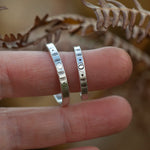 Load image into Gallery viewer, OOAK Ethnic ring in silver #18 • adjustable ~ size 73 (ready-to-ship)