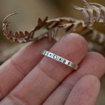 Load image into Gallery viewer, OOAK Ethnic ring in silver #17 • adjustable ~ size 57 (ready-to-ship)