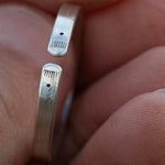 Load image into Gallery viewer, OOAK Ethnic ring in silver #18 • adjustable ~ size 73 (ready-to-ship)