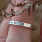 Load image into Gallery viewer, OOAK Ethnic ring in silver #19 • adjustable ~ size 63,5 (ready-to-ship)