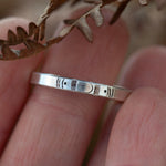 Load image into Gallery viewer, OOAK Ethnic ring in silver #20 • adjustable ~ size 65 (ready-to-ship)