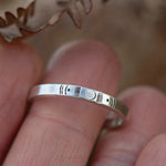 Load image into Gallery viewer, OOAK Ethnic ring in silver #20 • adjustable ~ size 65 (ready-to-ship)