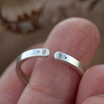 Load image into Gallery viewer, OOAK Ethnic ring in silver #20 • adjustable ~ size 65 (ready-to-ship)