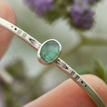 Load image into Gallery viewer, OOAK Elva bracelet #11 • Kyanite & ethnic patterns (ready to ship)