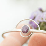 Load image into Gallery viewer, OOAK Elva bracelet #15 • Star Ruby & arches (ready to ship)