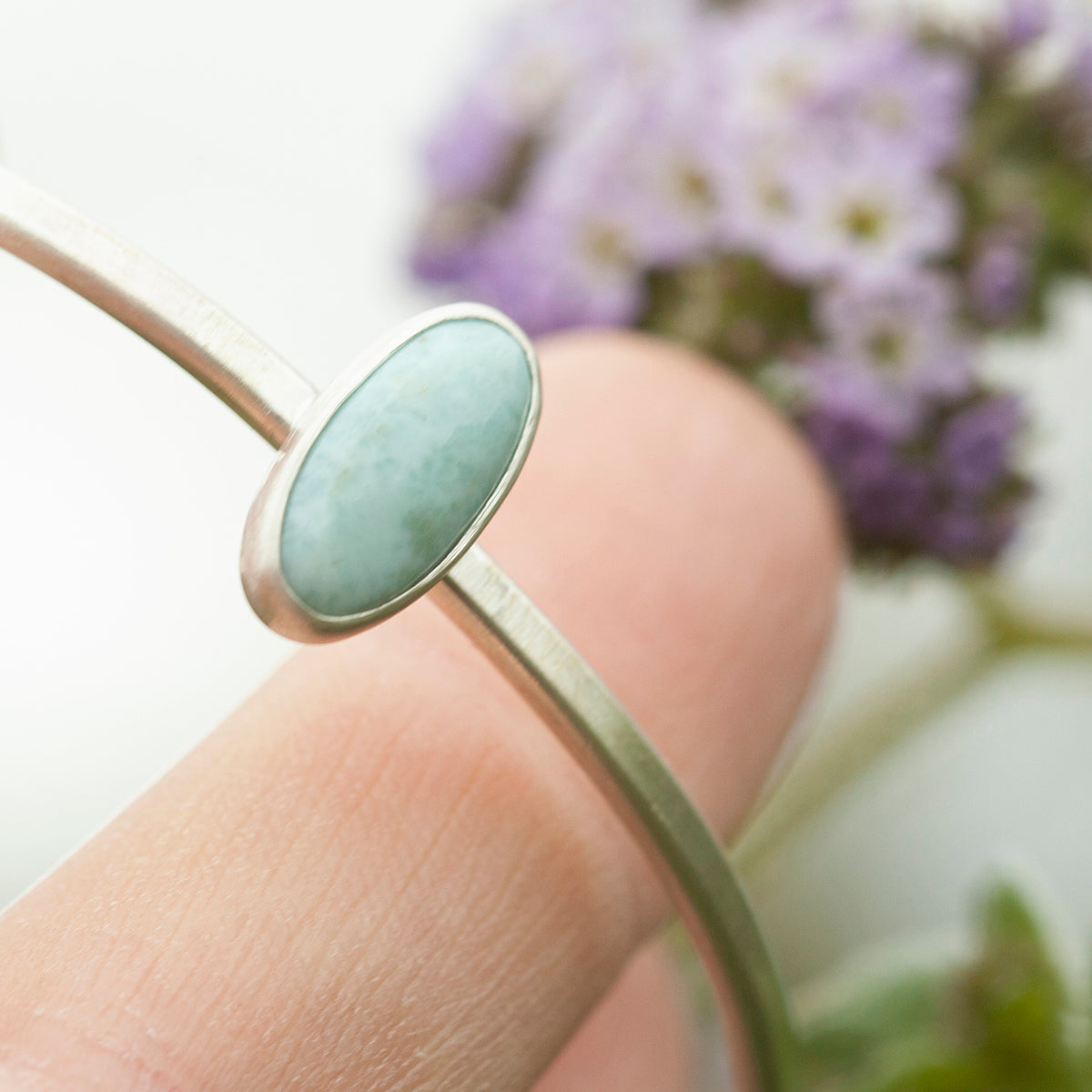 Elva Armband Unikat #7 • Larimar (versandbereit)