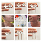 Load image into Gallery viewer, Choose Your Stone : Flora earrings (made to order)