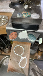 Load image into Gallery viewer, OOAK Aurae pendant #10 • Moss agate, Kyanite & White Labradorite (ready to ship)