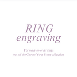Load image into Gallery viewer, Optional secret message engraving for CYS •RINGS•