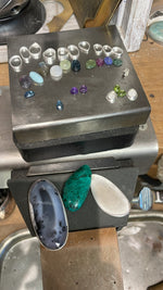 Load image into Gallery viewer, OOAK Aurae pendant #14 • Chrysocolla & White Labradorite (ready to ship)