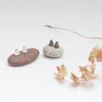 Load image into Gallery viewer, OOAK simple brass earrings #1 (ready-to-ship)