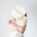 Lade das Bild in den Galerie-Viewer, OOAK Osmose pendant #52 ~ with captured plant • Aquamarine & Opal (ready to ship)