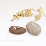 Load image into Gallery viewer, OOAK simple silver earrings #1 (ready-to-ship)