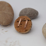 Charger l'image dans la galerie, Textured Bar Copper Earrings