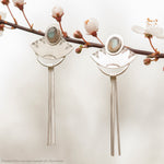 Load image into Gallery viewer, Choose Your Stone : Elira earrings (made to order)