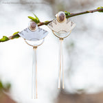 Load image into Gallery viewer, Choose Your Stone : Elira earrings (made to order)