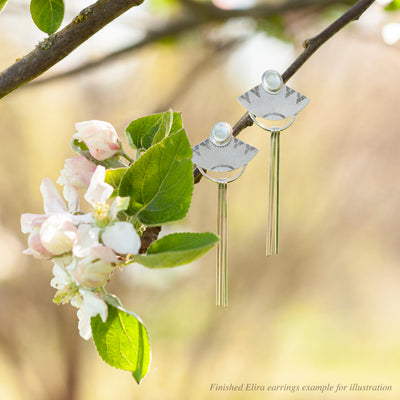 Choose Your Stone : boucles d'oreilles Elira (sur commande)