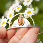 Cargar imagen en el visor de la galería, OOAK silver cuff bracelet with fossil coral (ready to ship)