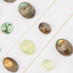 Load image into Gallery viewer, Choose Your Stone : Oona necklace (made to order)